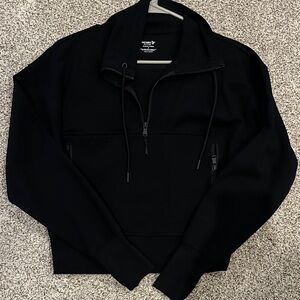 Old Navy Black Half-Zip Sweater